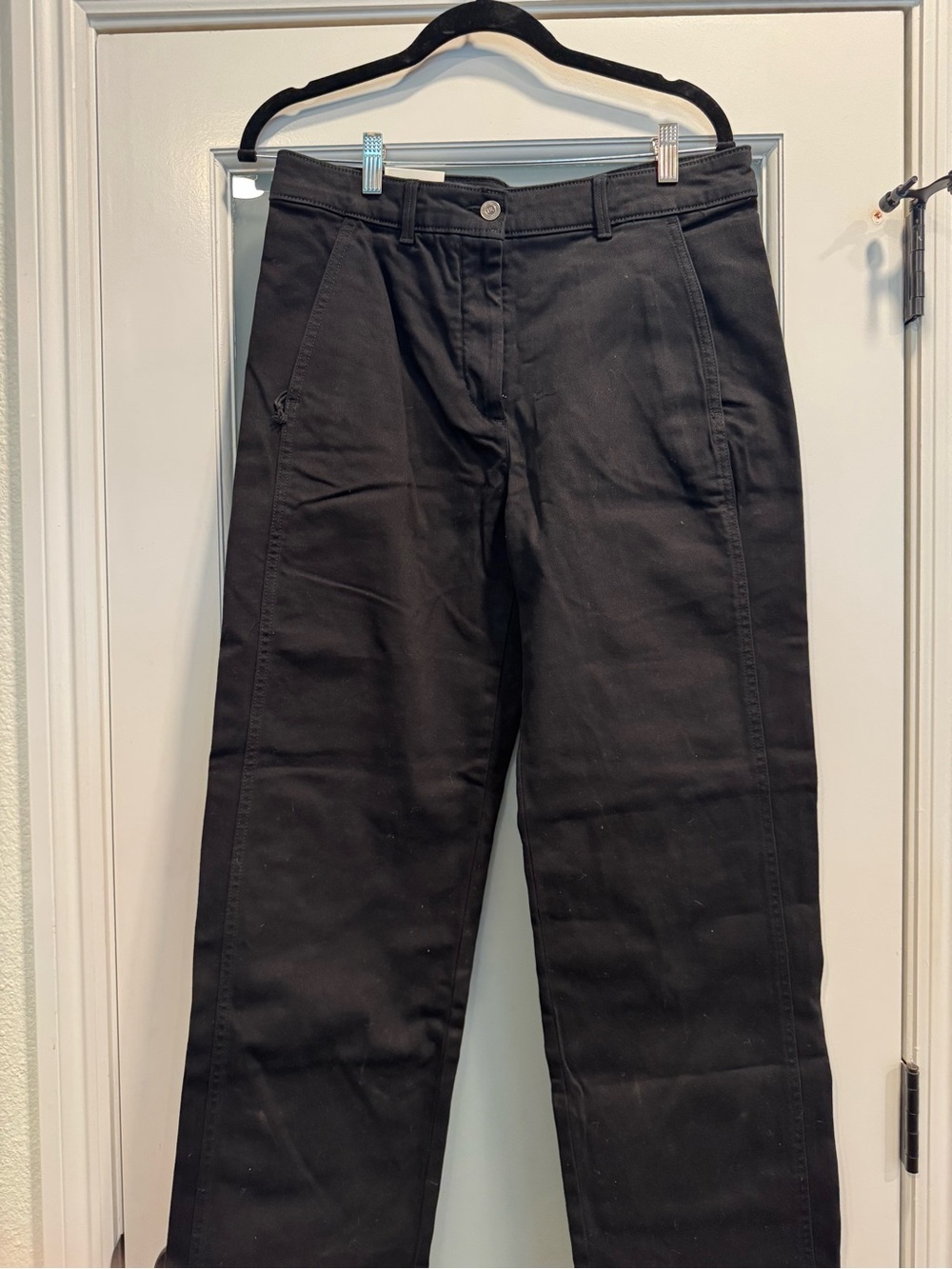 Banana Republic Women's  Black Straight-Leg Chinos